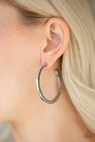 Paparazzi VINTAGE VAULT "This Is My Tribe" Silver Post Earrings Paparazzi Jewelry