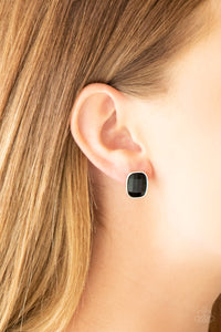 Paparazzi "Incredibly Iconic" Black Post Earrings Paparazzi Jewelry