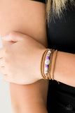 Paparazzi VINTAGE VAULT "Clear A Path" Purple Bracelet Paparazzi Jewelry