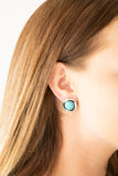 Paparazzi "Out Of This Galaxy"  Blue Post Earrings Paparazzi Jewelry