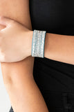 Paparazzi "Rebel Radiance" Blue Wrap Bracelet Paparazzi Jewelry