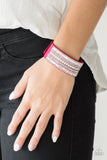 Paparazzi VINTAGE VAULT "Rebel Radiance" Pink Wrap Bracelet Paparazzi Jewelry