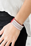 Paparazzi "Rebel Radiance" Red Wrap Bracelet Paparazzi Jewelry