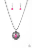 Paparazzi "Mojave Meadow" Pink Necklace & Earring Set Paparazzi Jewelry