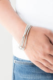 Paparazzi "Charmingly Cupid" Silver Bracelet Paparazzi Jewelry