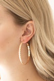 Paparazzi "Totally Off The HOOP" Gold Earrings Paparazzi Jewelry