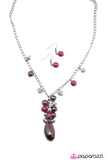 Paparazzi "Along For The Ride" Pink Necklace & Earring Set Paparazzi Jewelry