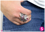 Paparazzi "Skirting the Issue - Pink" ring Paparazzi Jewelry