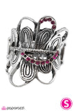 Paparazzi "Skirting the Issue - Pink" ring Paparazzi Jewelry