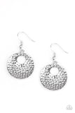 Paparazzi VINTAGE VAULT "A Taste For Texture" Silver Earrings Paparazzi Jewelry