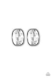 Paparazzi "Incredibly Iconic" White Post Earrings Paparazzi Jewelry