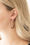 Paparazzi VINTAGE VAULT "This Is My Tribe" Copper Post Earrings Paparazzi Jewelry