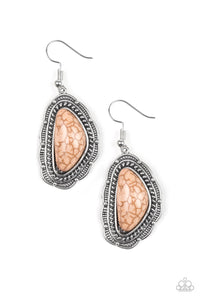 Paparazzi "Santa Fe Soul" Brown Earrings Paparazzi Jewelry