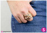 Paparazzi "A Shining Example" Gold Ring Paparazzi Jewelry