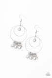Paparazzi VINTAGE VAULT "New York Attraction" Silver Earrings Paparazzi Jewelry