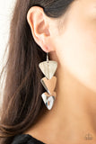 Paparazzi "Terra Trek" Silver Earrings Paparazzi Jewelry