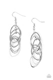 Paparazzi "Tangle Tango" Silver Earrings Paparazzi Jewelry