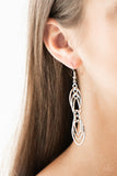 Paparazzi "Tangle Tango" Silver Earrings Paparazzi Jewelry