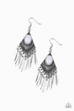 Paparazzi VINTAGE VAULT "Mostly Monte-ZUMBA" Silver Earrings Paparazzi Jewelry