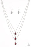 Paparazzi "Radiant Rainfall" Red Necklace & Earring Set Paparazzi Jewelry