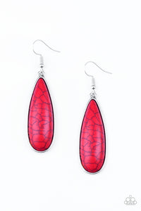 Paparazzi "Santa Fe Skies" Red Earrings Paparazzi Jewelry