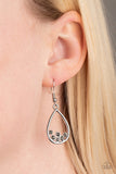 Paparazzi "Raindrop Radiance" Silver Earrings Paparazzi Jewelry