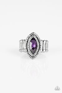 Paparazzi VINTAGE VAULT "Modern Millionaire" Purple Ring Paparazzi Jewelry