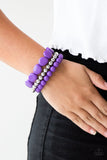 Paparazzi VINTAGE VAULT "Color Venture" Purple Bracelet Paparazzi Jewelry