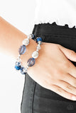 Paparazzi "Downtown Dazzle" Blue Bracelet Paparazzi Jewelry