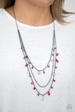 Paparazzi "Pebble Beach Beauty" Multi Necklace & Earring Set Paparazzi Jewelry