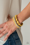 Paparazzi "Color Venture" Yellow Bracelet Paparazzi Jewelry