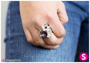 Paparazzi "Bloom Where You Are Planted" Purple Ring Paparazzi Jewelry