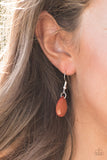 Paparazzi "Life of the Fiesta" FASHION FIX Orange Necklace & Earring Set Paparazzi Jewelry