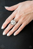 Paparazzi "Stay For The Fireworks" FASHION FIX White Ring Paparazzi Jewelry