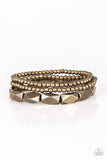 Paparazzi "Metal Movement" Brass Bracelet Paparazzi Jewelry