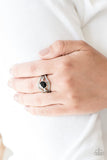 Paparazzi VINTAGE VAULT "Rich With Richness" Black Ring Paparazzi Jewelry