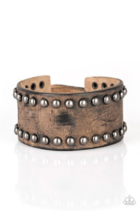 Paparazzi "Cattle Drive" Brown Urban Bracelet Unisex Paparazzi Jewelry