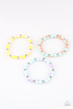 Girls Multi Color Bead Starlet Shimmer Bracelets Faceted Bead Set of 5 Paparazzi Jewelry
