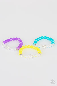 Girls Multi Disco Ball Bead Starlet Shimmer Bracelets Set of 5 Paparazzi Jewelry