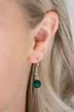 Paparazzi VINTAGE VAULT "Modern Majesty" Green Necklace & Earring Set Paparazzi Jewelry