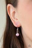 Paparazzi VINTAGE VAULT "Modern Majesty" Pink Necklace & Earring Set Paparazzi Jewelry
