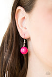 Paparazzi VINTAGE VAULT "Top Pop" Pink Necklace & Earring Set Paparazzi Jewelry