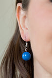 Paparazzi "Top Pop" Blue Necklace & Earring Set Paparazzi Jewelry