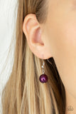 Paparazzi VINTAGE VAULT "Rockin Rockette" Purple Necklace & Earring Set Paparazzi Jewelry
