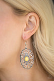 Paparazzi VINTAGE VAULT "Really Whimsy" Yellow Earrings Paparazzi Jewelry