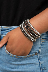 Paparazzi "Best Of Luxe" Black Bracelet Paparazzi Jewelry