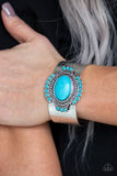 Paparazzi "Canyon Crafted" Blue Bracelet Paparazzi Jewelry
