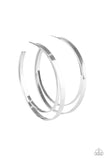 Paparazzi "Moon Child Metro" Silver Post Earrings Paparazzi Jewelry