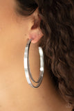Paparazzi "Moon Child Metro" Silver Post Earrings Paparazzi Jewelry