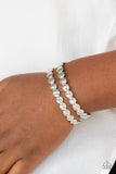 Paparazzi "On The Spot Shimmer" Silver Bracelet Paparazzi Jewelry